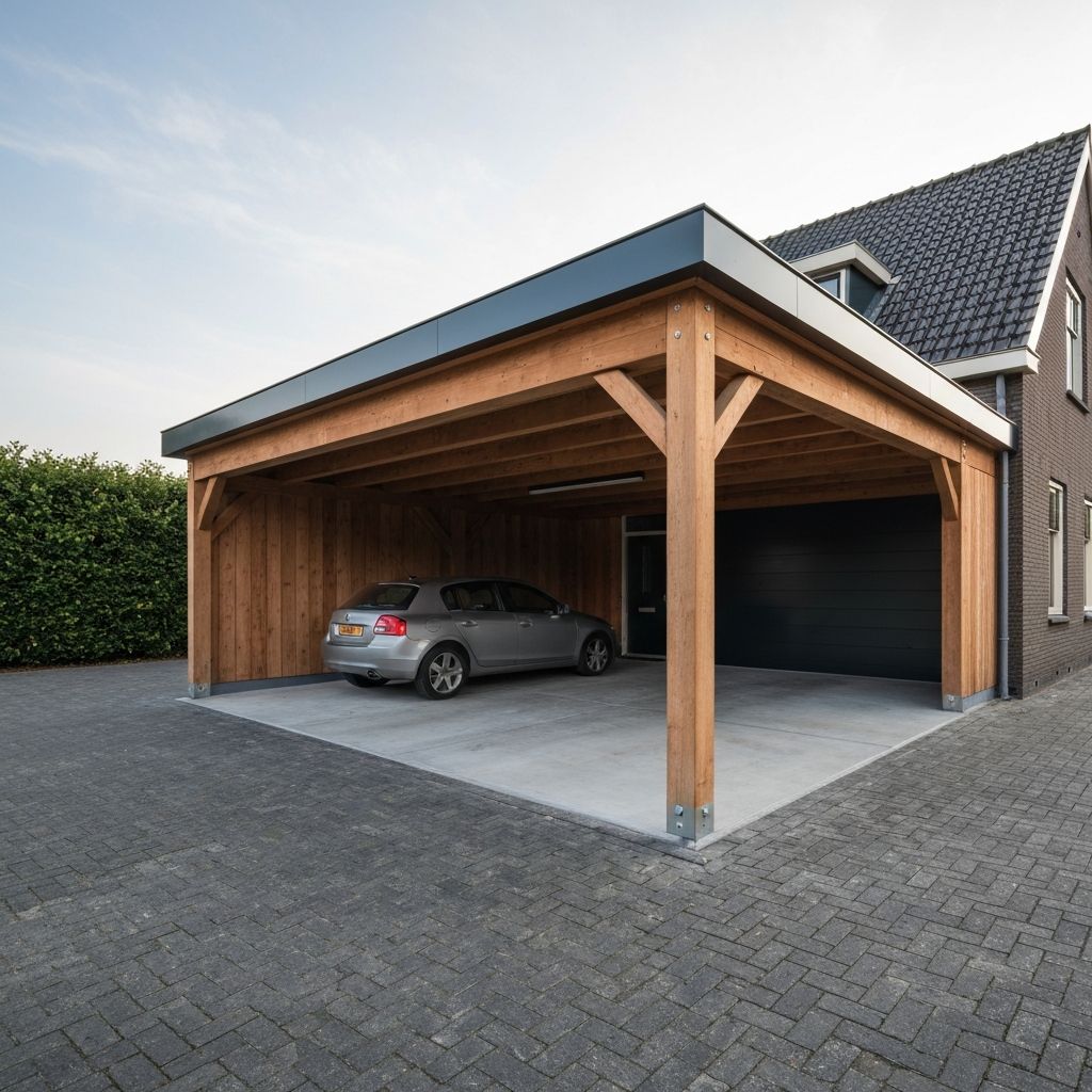 Bouwtekening Carport